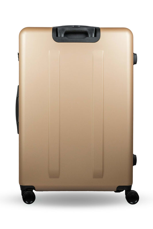 Maleta grande Camel Brown 25kg con cierre doble antirrobos y sistema de seguridad TSA